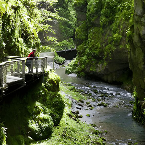 Die Schlucht von Kakuetta, im Herzen der baskischen Berge