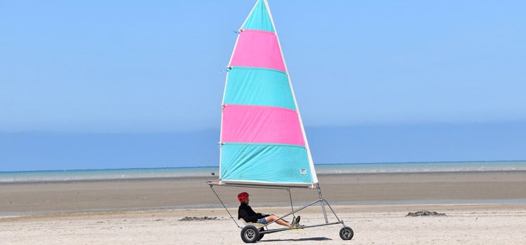 char à voile à Montalivet