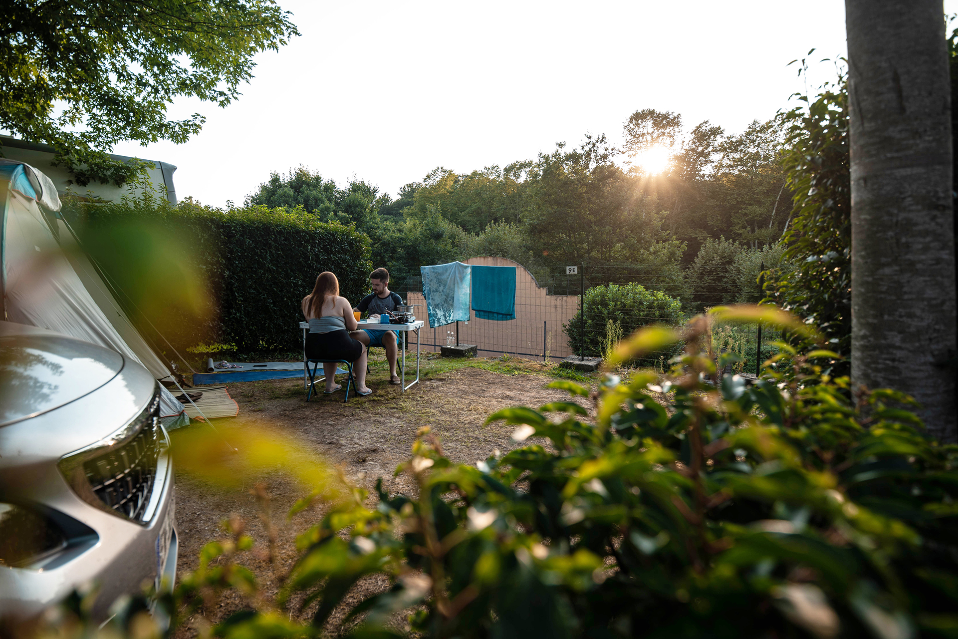 camping biper gorri au pays basque les emplacements