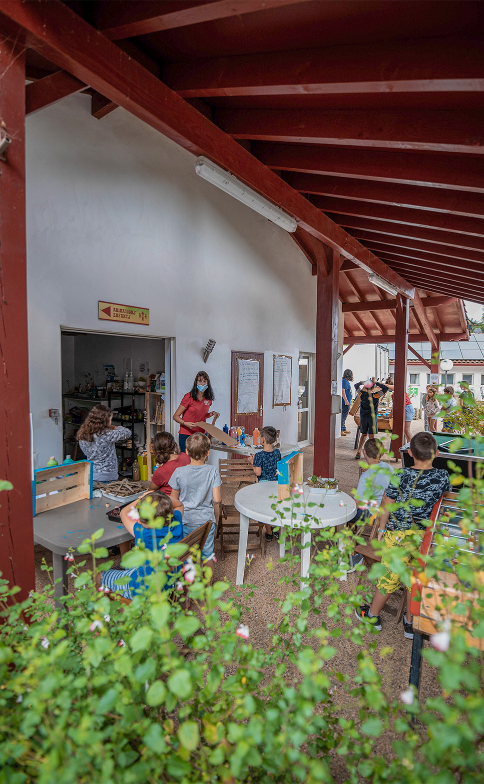 camping met kinderclub in baskenland