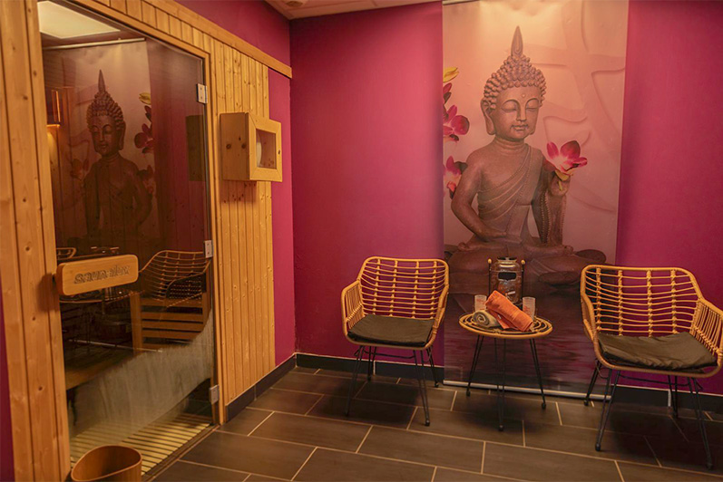 campsite with wellness area in the basque country