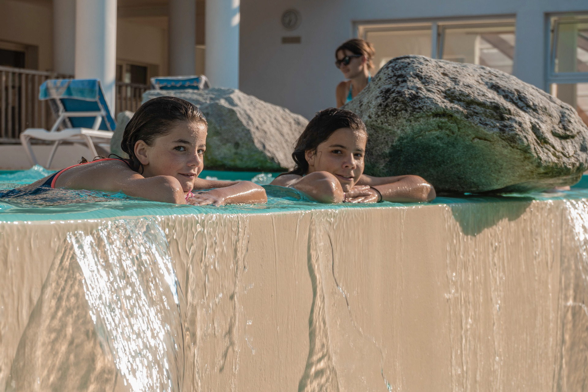 ontspannen in het Zwembad