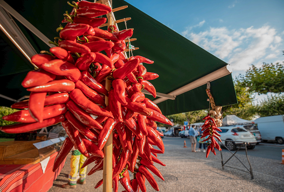 das Paprikafest in Espelette