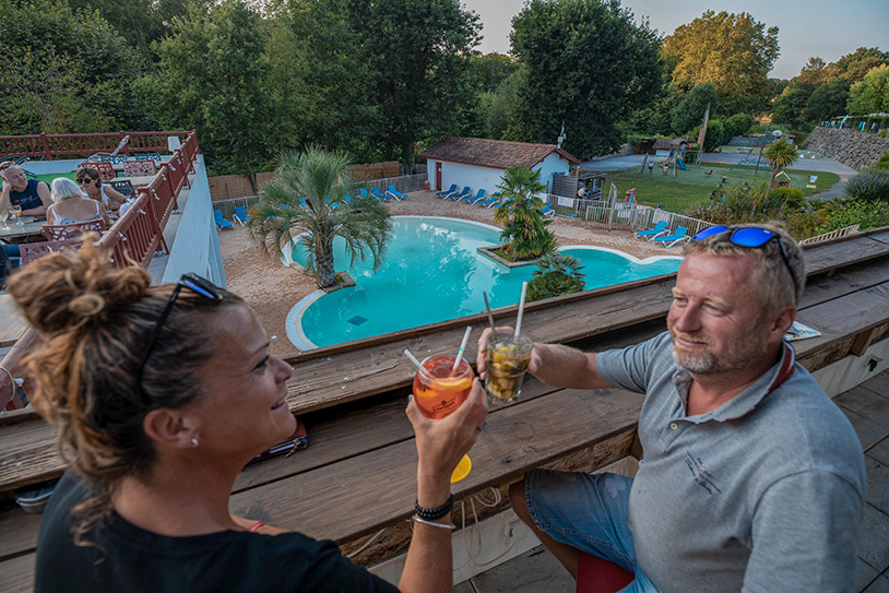 Erleben Sie den Snack im Restaurant in Espelette.